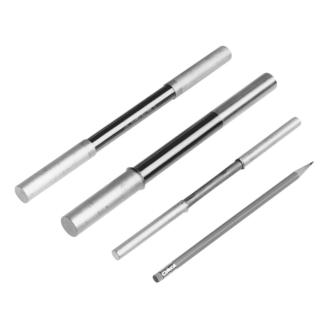 Solid aluminum bar to stainless steel tube