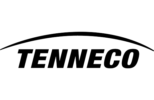 Tenneco logo in black.